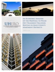 UHERO Report cover